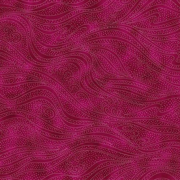 In the Beginning Fabrics Color Movement by Kona Bay 1MV 8 Garnet