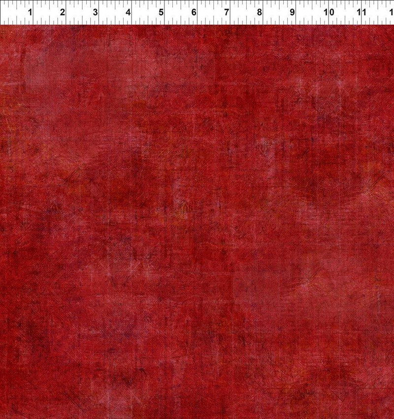 In the Beginning Fabrics Halcyon by Jason Yenter Brushed 12HN 22 Scarlet