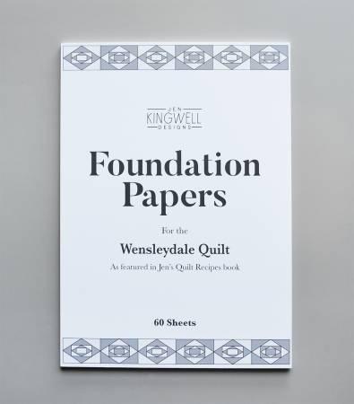 Jen Kingwell Designs Wensleydale Quilt Foundation Papers JKD-8847