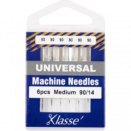 Klasse Universal Needles Size 90/14 6 Count package TACAA5100-090