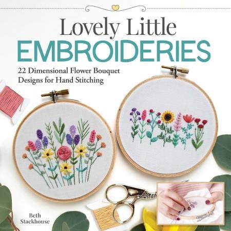 Landauer Publishing Lovely Little Embroideries Softcover Book by Beth Stackhouse L775