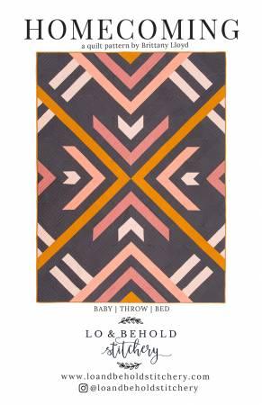 Lo & Behold Stitchery Homecoming Pattern by Brittany Lloyd LBS-115