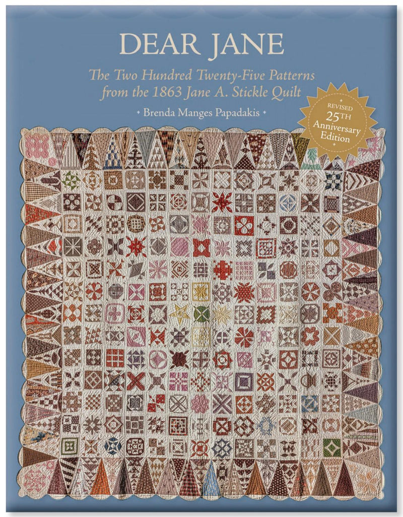 Martingale Dear Jane Revised 25th Anniversary Edition by Brenda Manges Papdakis D6024T