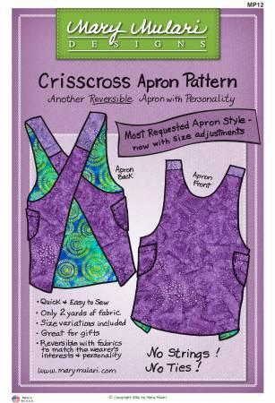 Mary's Productions Crisscross Apron Pattern by Mary Mulari MP 12