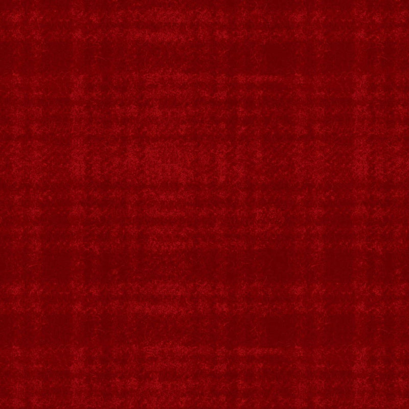Maywood Studio Woolies Flannel MASF 18501 R2 Deep Red