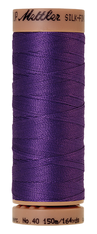 Mettler Silk Finish 40 wt Cotton Thread 164 Yds 9136-0030 Iris Blue