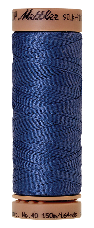 Mettler Silk Finish 40 wt Cotton Thread 164 Yds 9136-0815 Cobalt Blue