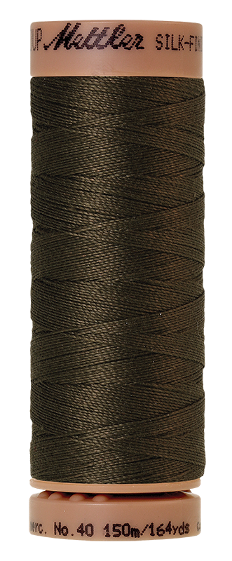 Mettler Thread Silk Finish Cotton 40 wt. 164 Yds Color 9136-1043 Olive