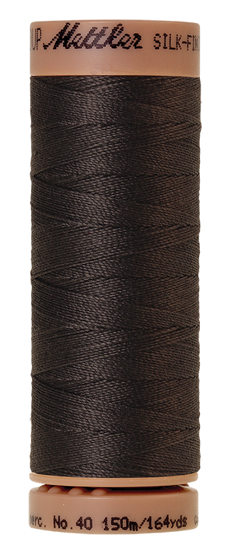Mettler Thread Silk Finish Cotton 40 wt. 164 Yds Color 9136-1282 Charcoal