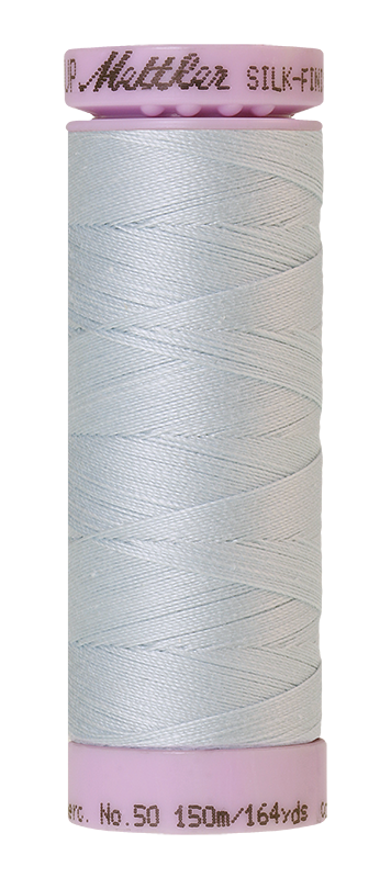Mettler Thread Silk Finish Cotton 50 wt. 164 Yds Color 9105-0039 Stralight Blue