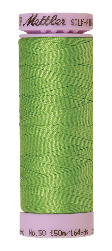 Mettler Thread Silk Finish Cotton 50 wt. 164 Yds Color 9105-0092 Bright Mint