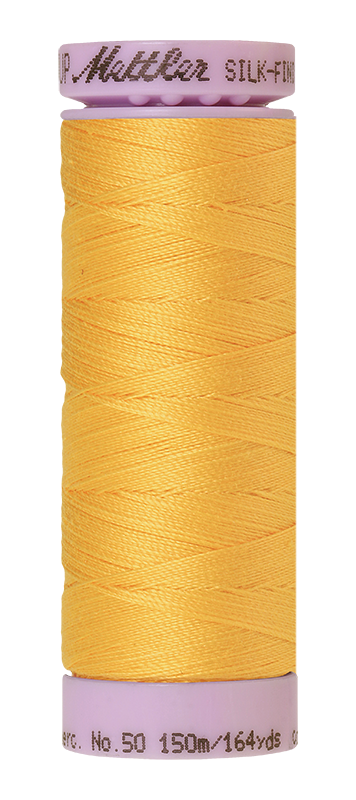 Mettler Thread Silk Finish Cotton 50 wt. 164 Yds Color 9105-0120 Summer Sun