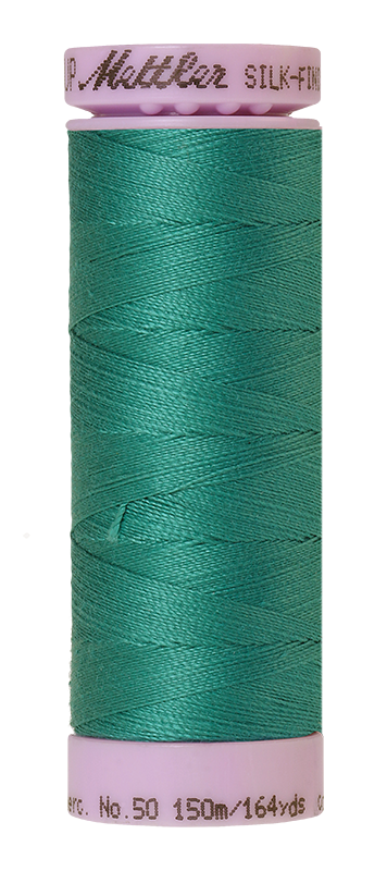 Mettler Thread Silk Finish Cotton 50 wt. 164 Yds Color 9105-0222 Green