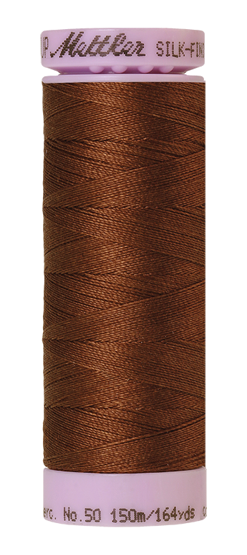 Mettler Thread Silk Finish Cotton 50 wt. 164 Yds Color 9105-0263 Redwood
