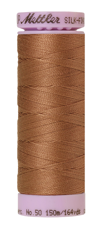 Mettler Thread Silk Finish Cotton 50 wt. 164 Yds Color 9105-0280 Walnut