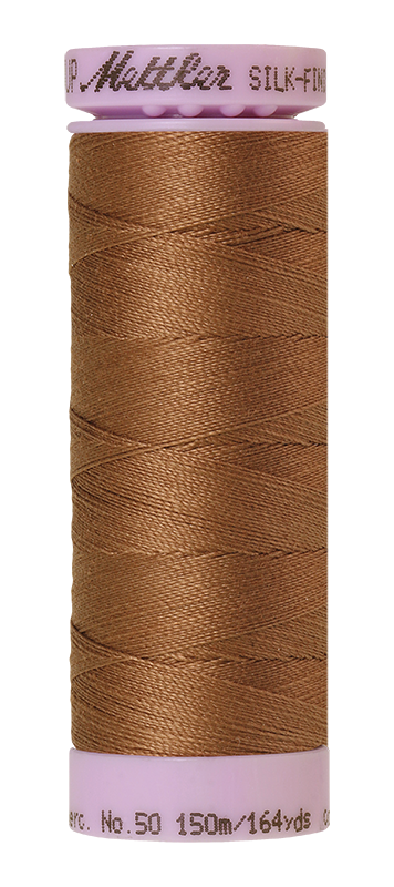 Mettler Thread Silk Finish Cotton 50 wt. 164 Yds Color 9105-0281 Hazelnut