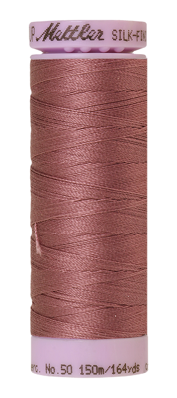 Mettler Thread Silk Finish Cotton 50 wt. 164 Yds Color 9105-0300 Smoky Mauve