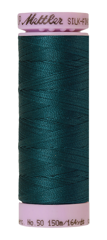 Mettler Thread Silk Finish Cotton 50 wt. 164 Yds Color 9105-0314 Spruce