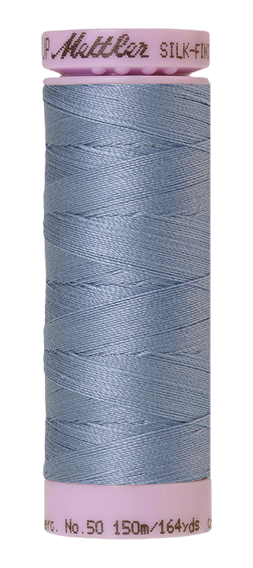 Mettler Thread Silk Finish Cotton 50 wt. 164 Yds Color 9105-0350 Summer Sky
