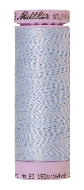 Mettler Thread Silk Finish Cotton 50 wt. 164 Yds Color 9105-0363 Ice Cap