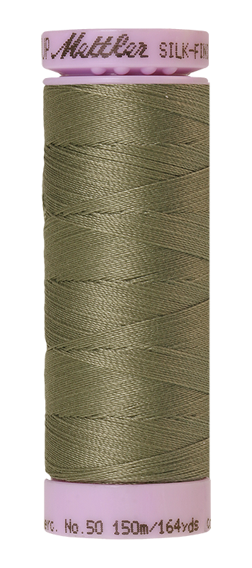 Mettler Thread Silk Finish Cotton 50 wt. 164 Yds Color 9105-0381 Sage