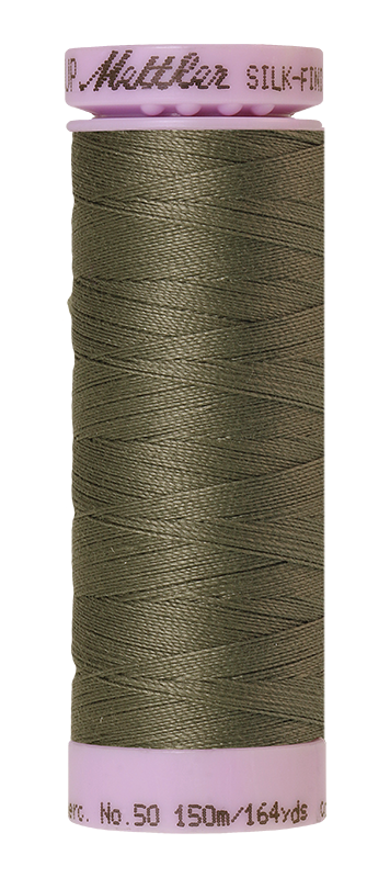 Mettler Thread Silk Finish Cotton 50 wt. 164 Yds Color 9105-0404 Olivine