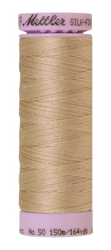 Mettler Thread Silk Finish Cotton 50 wt. 164 Yds Color 9105-0538 Straw