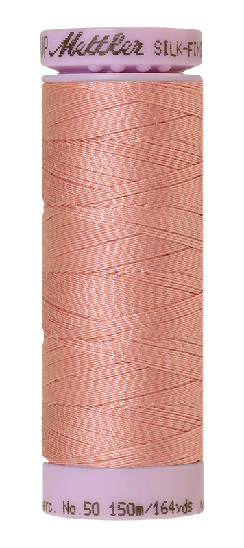 Mettler Thread Silk Finish Cotton 50 wt. 164 Yds Color 9105-0637 Antique Pink