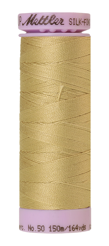 Mettler Thread Silk Finish Cotton 50 wt. 164 Yds Color 9105-0857 New Wheat