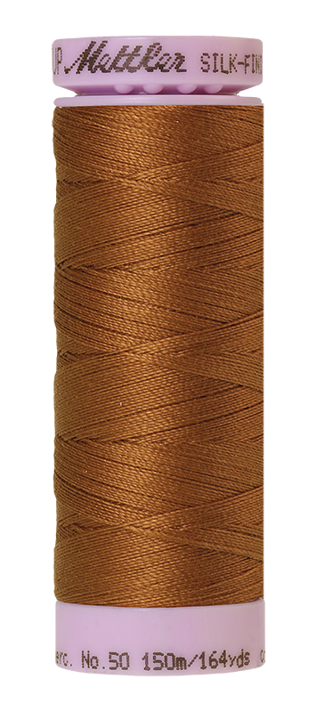 Mettler Thread Silk Finish Cotton 50 wt. 164 Yds Color 9105-0900 Light Cocoa