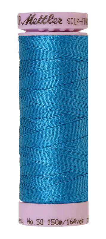 Mettler Thread Silk Finish Cotton 50 wt. 164 Yds Color 9105-0999 Carribbean Sea