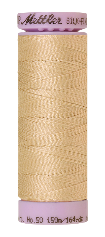 Mettler Silk Finish 50 wt Cotton Thread 164 Yds 9105-1000 Eggshell
