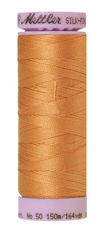 Mettler Thread Silk Finish Cotton 50 wt. 164 Yds Color 9105-1172 Dried Apricot