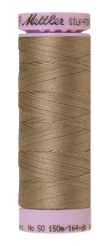 Mettler Thread Silk Finish Cotton 50 wt. 164 Yds Color 9105-1228 Khaki