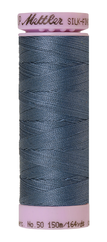 Mettler Silk Finish 50 wt Cotton Thread 164 Yds 9105-1275 Stormy Sky