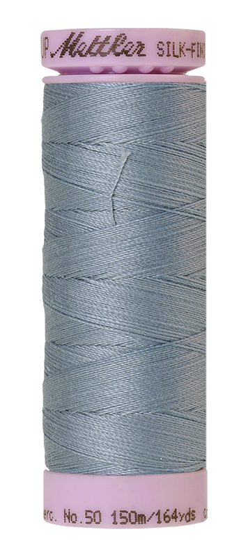 Mettler Thread Silk Finish Cotton 50 wt. 164 Yds Color 9105-1342 Blue Speedwell