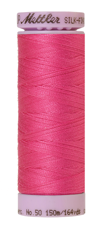 Mettler Thread Silk Finish Cotton 50 wt. 164 Yds Color 9105-1423 Hot Pink