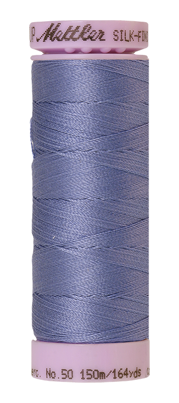 Mettler Thread Silk Finish Cotton 50 wt. 164 Yds Color 9105-1466 Cadet Blue