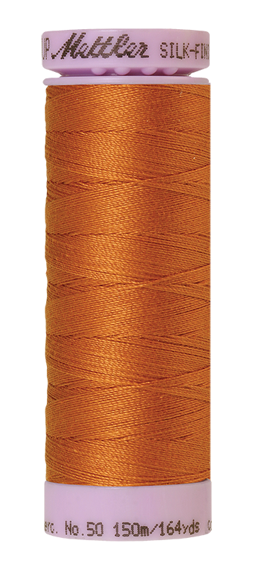 Mettler Thread Silk Finish Cotton 50 wt. 164 Yds Color 9105-1533 Golden Oak