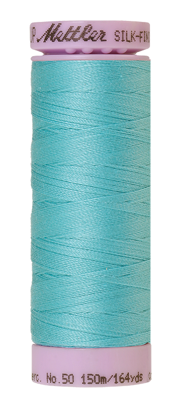 Mettler Thread Silk Finish Cotton 50 wt. 164 Yds Color 9105-2792 Blue Curacao