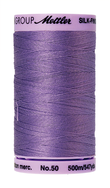 Mettler Silk Finish Cotton 50 547 Yds Color 9104-0029 English Lavender