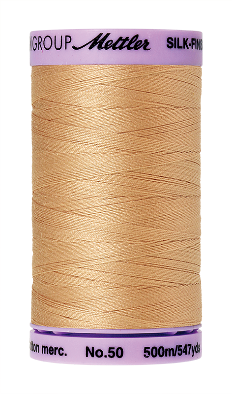 Mettler Thread Silk Finish Cotton 50 547 Yds Color 9104-0260 Oat Straw