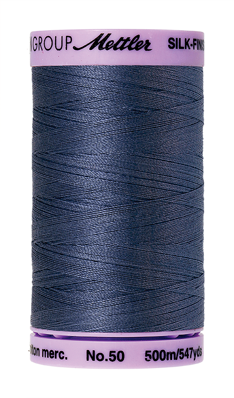 Mettler Thread Silk Finish Cotton 50 547 Yds Color 9104-0311 Blue Shadow