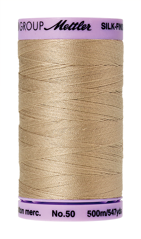 Mettler Thread Silk Finish Cotton 50 547 Yds Color 9104-0538 Straw