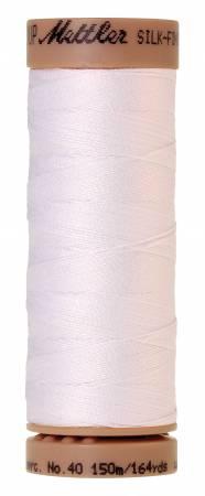 Mettler Thread Silk Finish Cotton 40 wt. 164 Yds Color 9136-2000 White