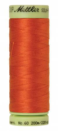Mettler Silk Finish 60 wt Cotton Thread 219 yds 9240-6255 Mandarin Orange