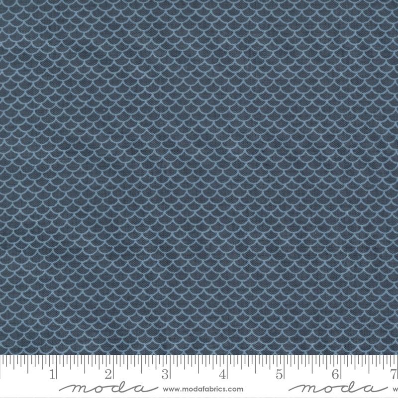Moda Fabrics Bleu De France by French General Argencourt 13937 17 Indigo