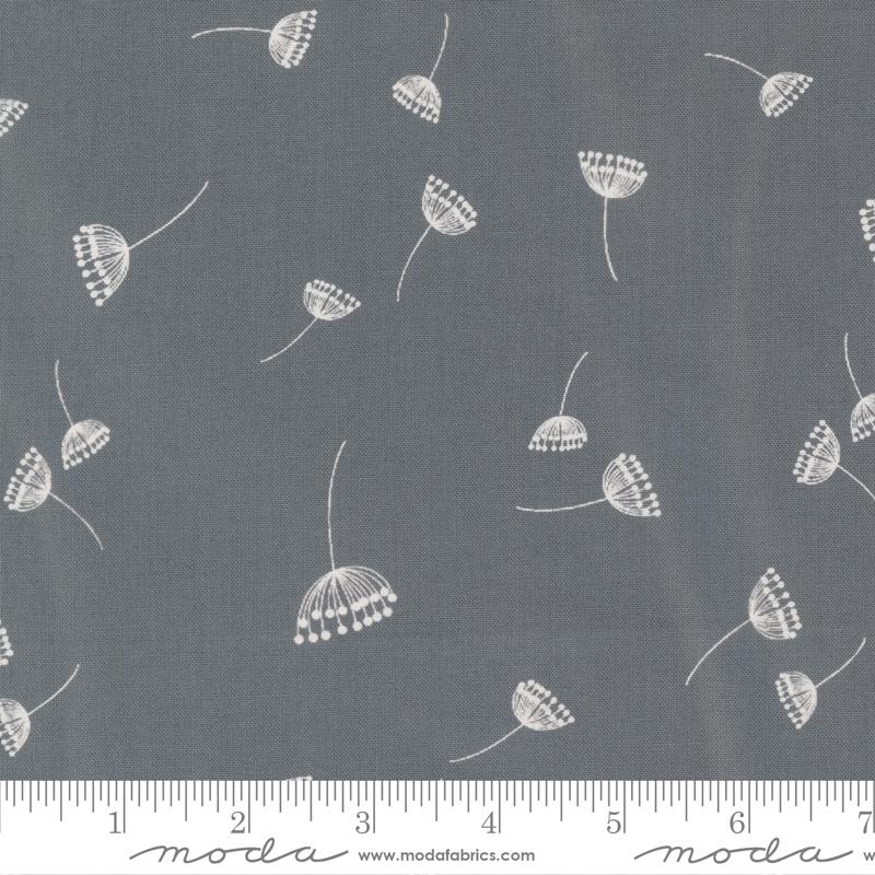 Moda Fabrics Filigree by Zen Chic Dandelions 1811 20 Graphite