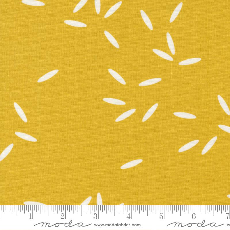 Moda Fabrics Filigree by Zen Chic Rice 1812 13 Saffron