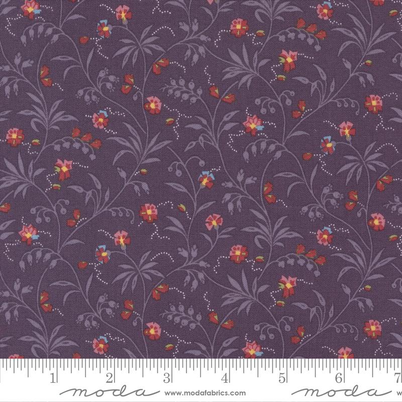 Moda Fabrics Florence's Fancy by Betsy Chutchian Sweet Blossoms 31662 14 Amethyst